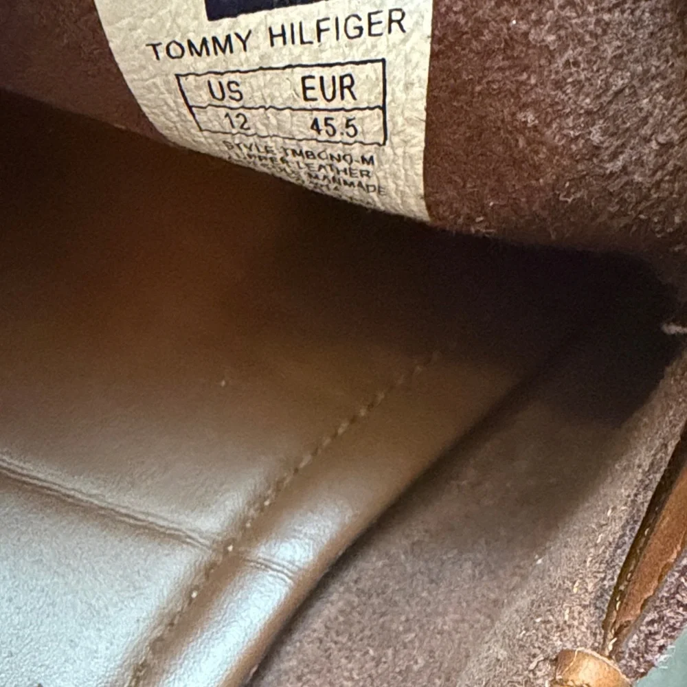 Tommy Hilfiger Tan Boat Shoes
